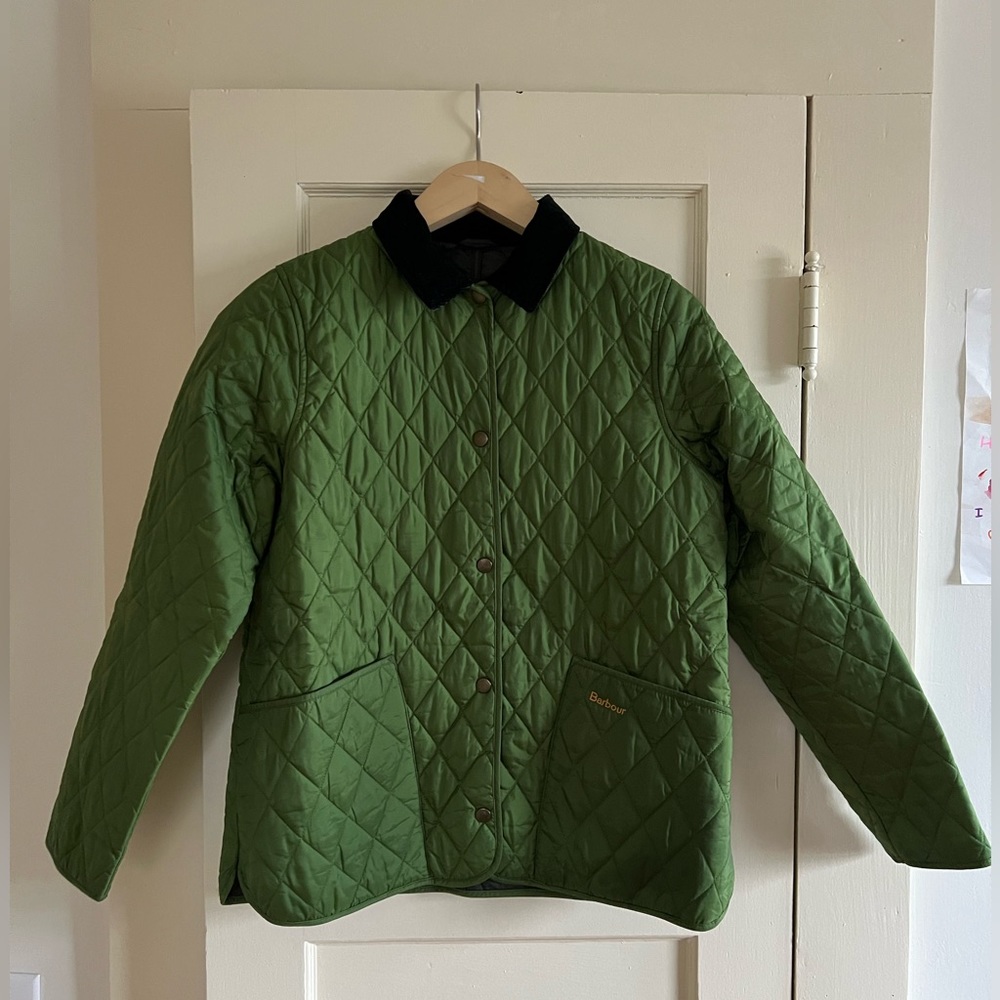 Green Quilted Vintage Barbour Jacket